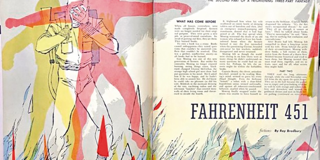 La novela de Ray Bradbury en Playboy, 1954.