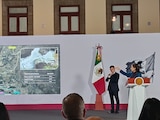 Conferencia en Palacio Nacional.