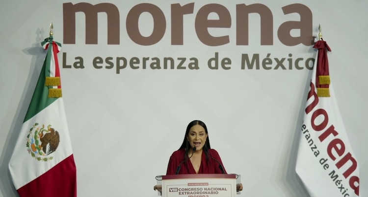 Ariadna Montiel, dirigente nacional de Morena.
