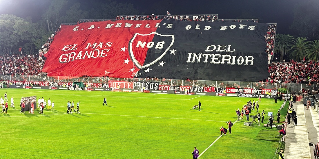 Un partido de Newell's Old Boys contra Huracán, en abril pasado.