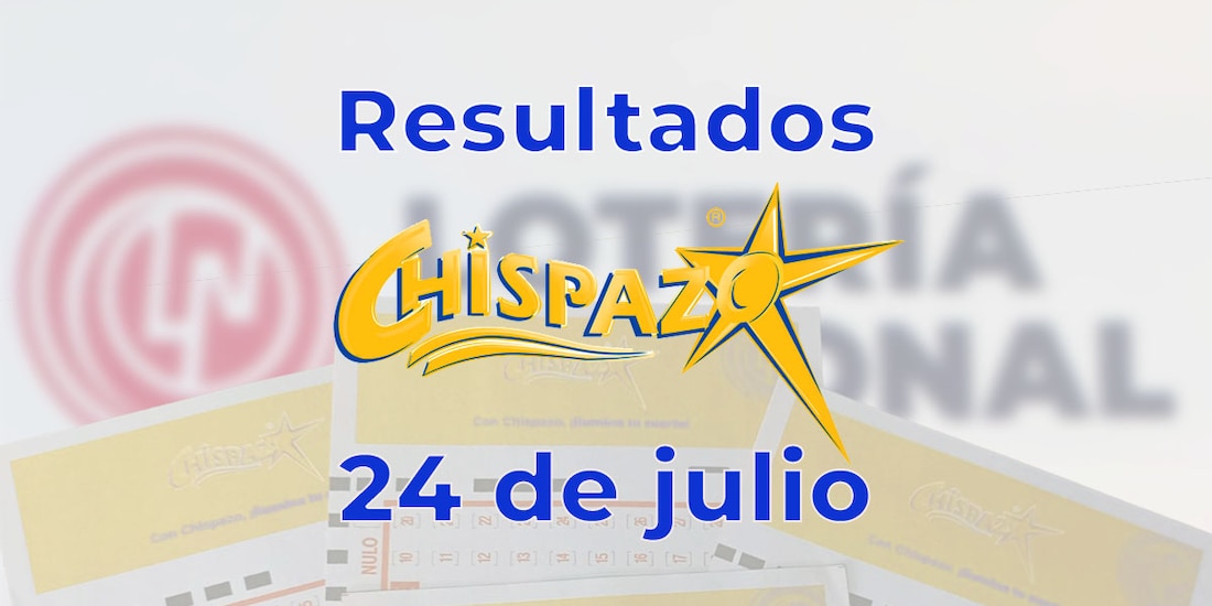Resultados del Chispazo de hoy 24 de julio del 2025.