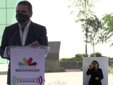 El gobernador de Michoacán, Silvano Aureoles, el 12 de noviembre de 2020.