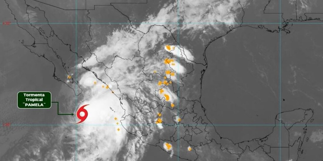 "Pamela" se degrada a tormenta tropical; se estima que vuelva a convertirse en huracán