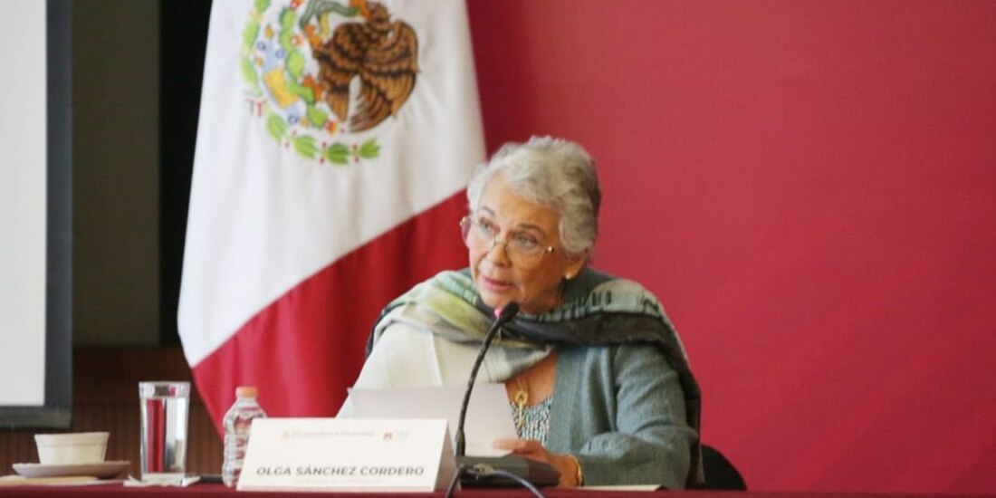 Olga Sánchez Cordero dio a conocer que la Segob expedirá una CURP temporal con la fotografía para los ciudadanos que retornan al país