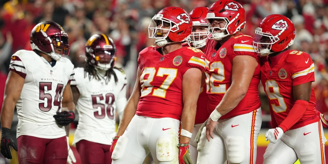 Chiefs vence a Commanders en la Semana 8 de la NFL