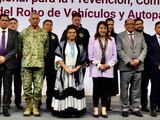 CDMX, Edomex y Puebla presentan estrategia contra robo de vehículos y autopartes.