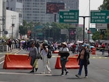 Integrantes de la Coordinadora Nacional de Trabajores de la Educación (CNTE)