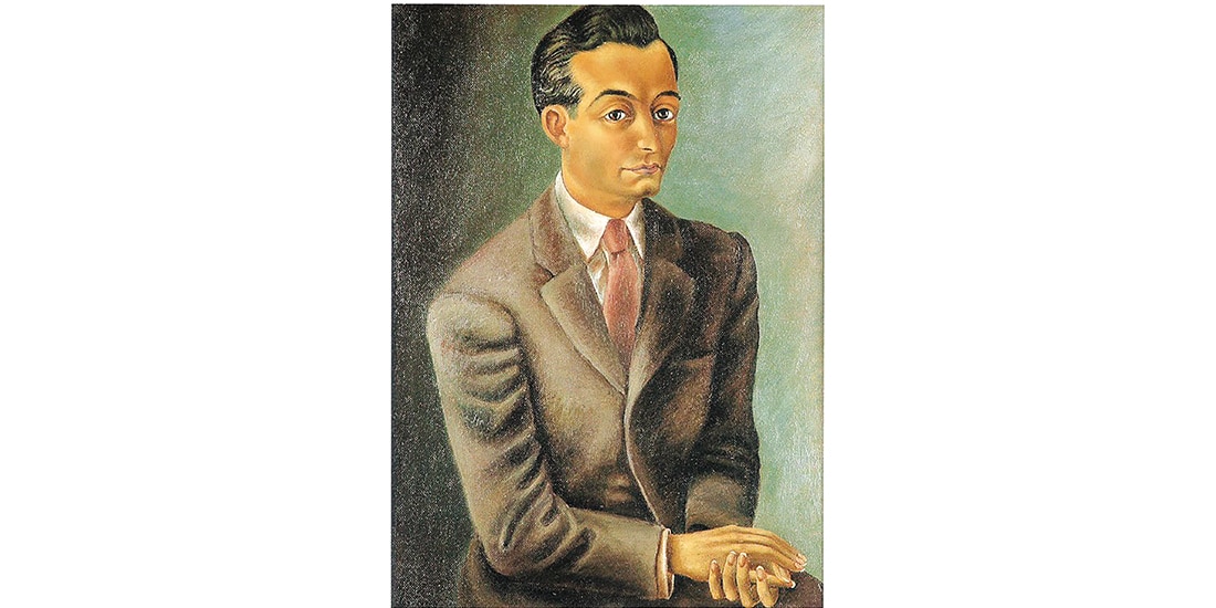 Juan Soriano, Retrato de Xavier Villaurrutia, 1940.