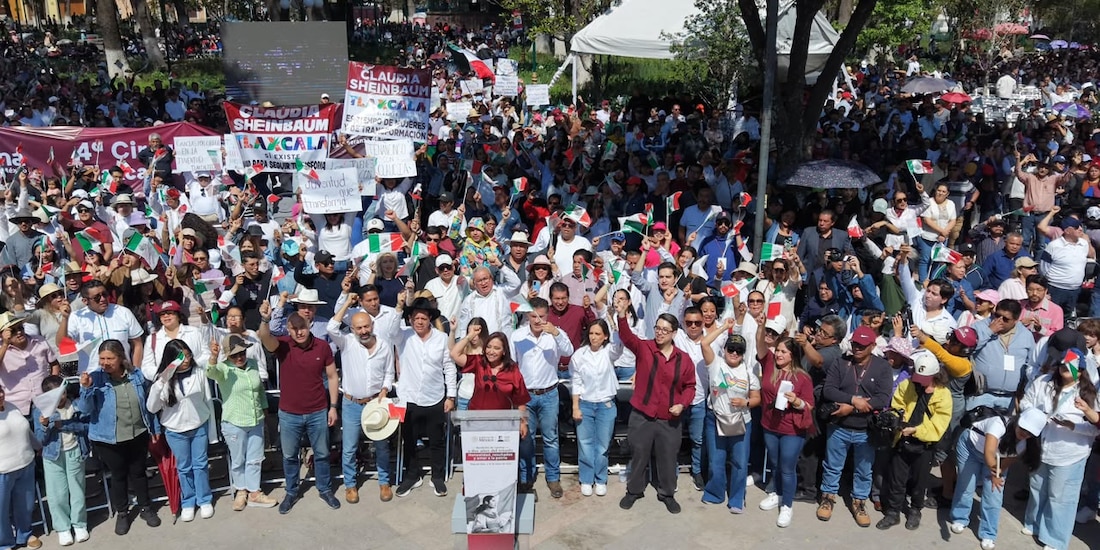 Cuéllar Cisneros destacó el impacto de los programas sociales y la justicia social en beneficio de las familias tlaxcaltecas.