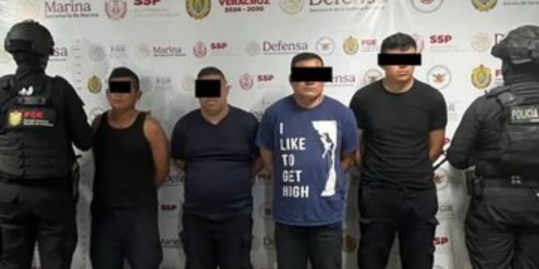 Capturan a cuatro policías en Veracruz