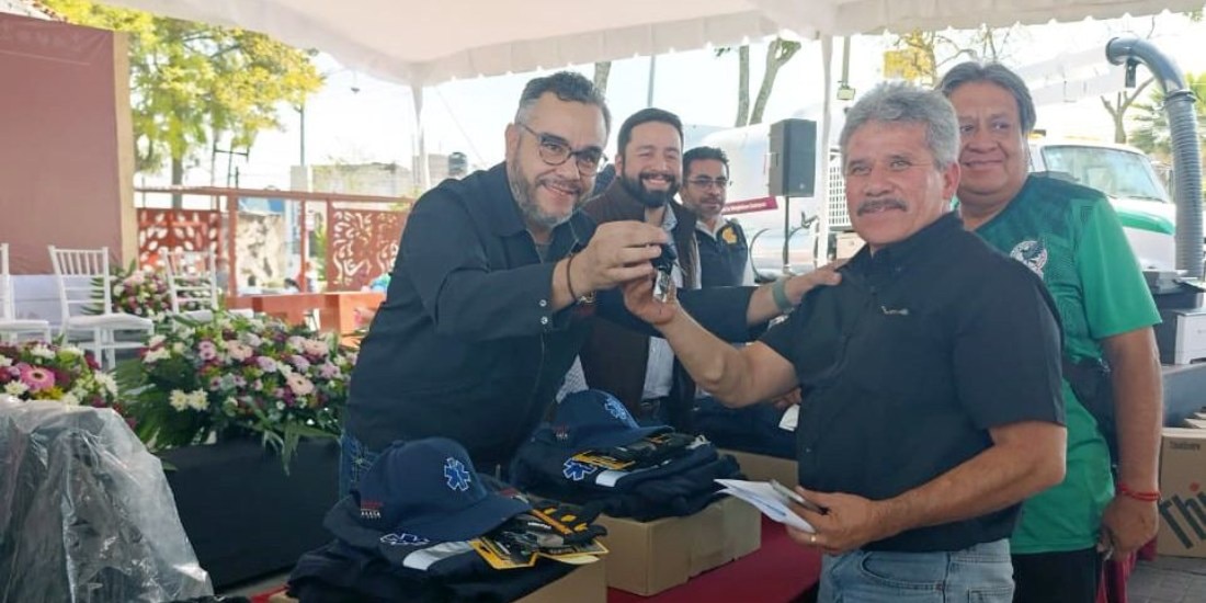 Fernando Mercado fortalece la capacidad operativa de la Magdalena Contreras con entrega equipamiento.