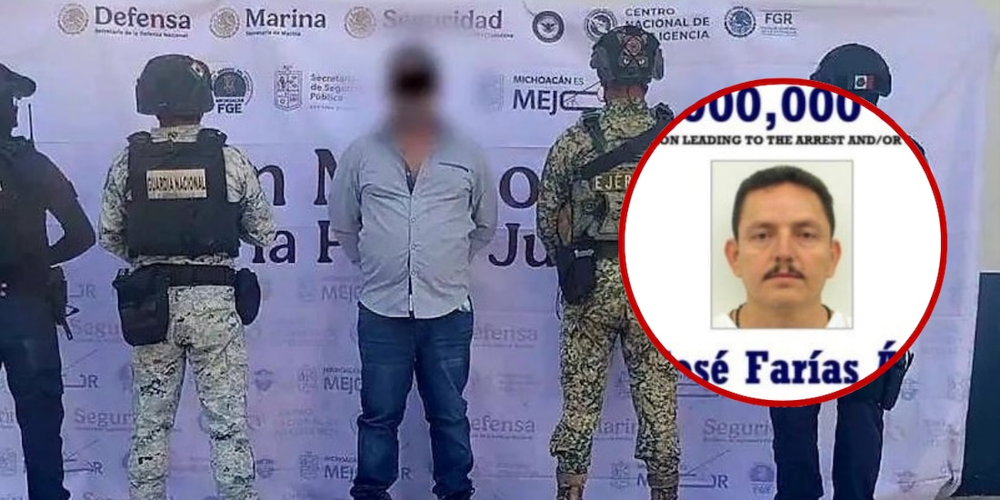 Detienen a Víctor Noé “N”, familiar de Juan José Farías Álvarez, alias “El Abuelo”