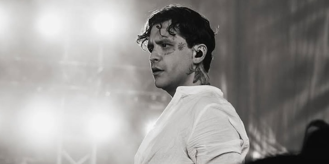 Christian Nodal en concierto.