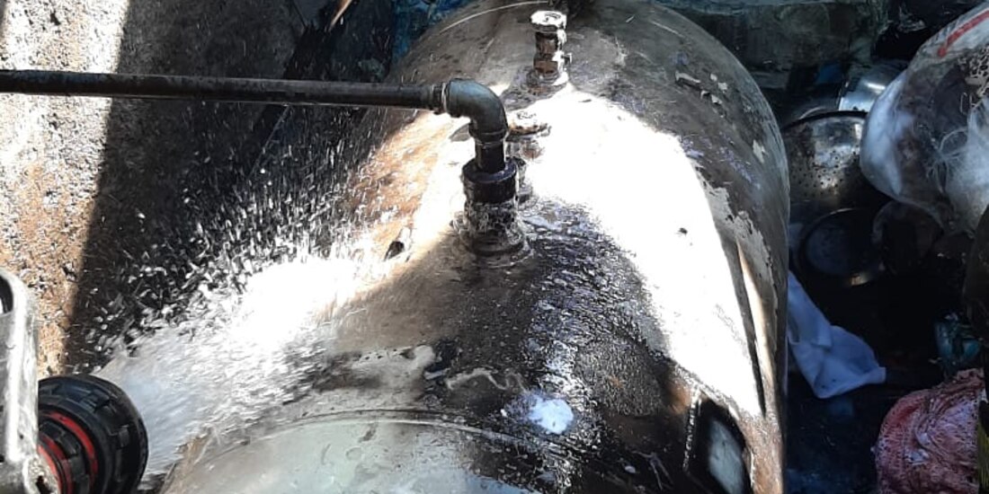 Fuga de gas en Azcapotzalco