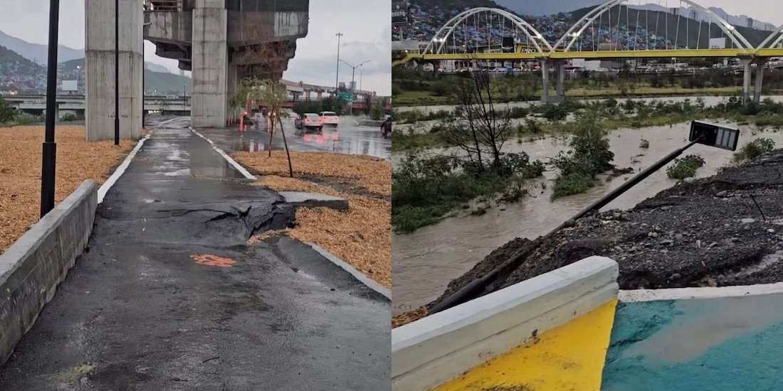 Afectaciones por lluvias en MTY