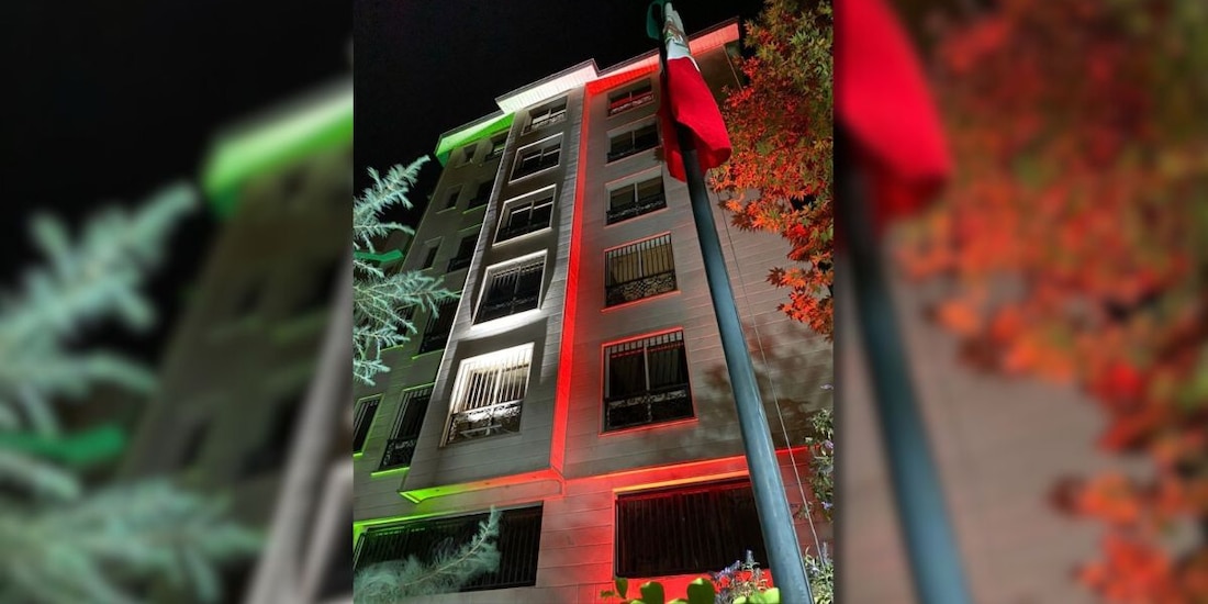 Embajada de México en Irán.