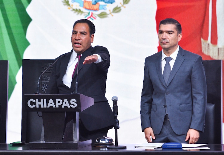El domingo Eduardo Ramírez rindió protesta como gobernador de Chiapas.
