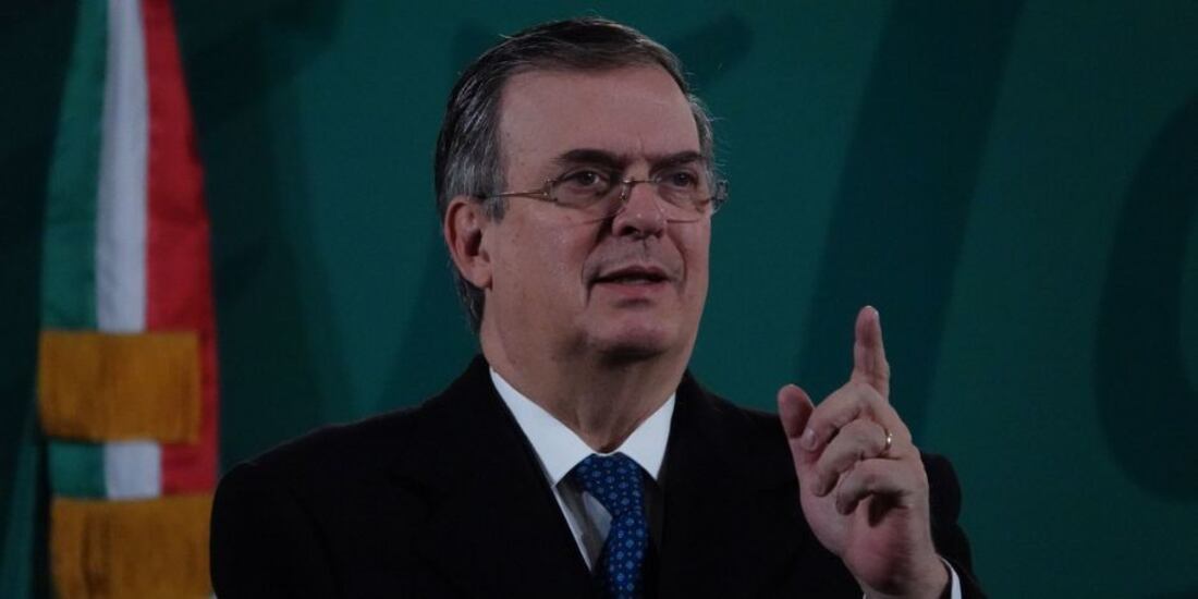 Marcelo Ebrard, titular de la Secretaría de Relaciones Exteriores.
