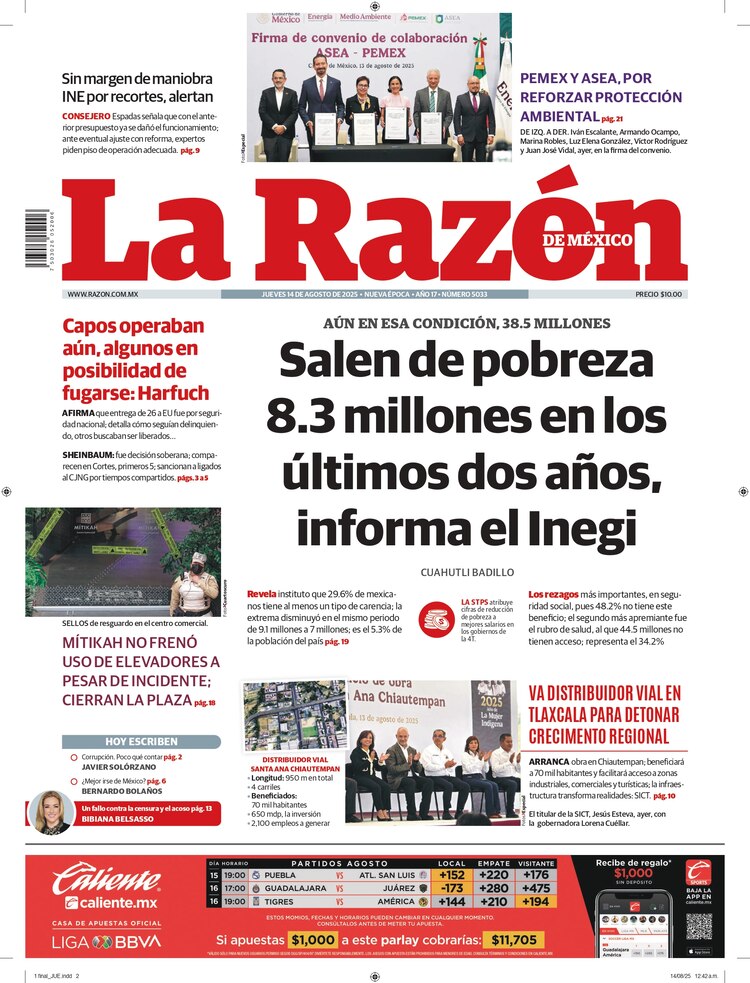 La Razón 14 Agosto 2025