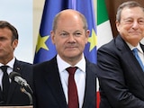 Macron, Scholz y Draghi se reúnen con Zelenski