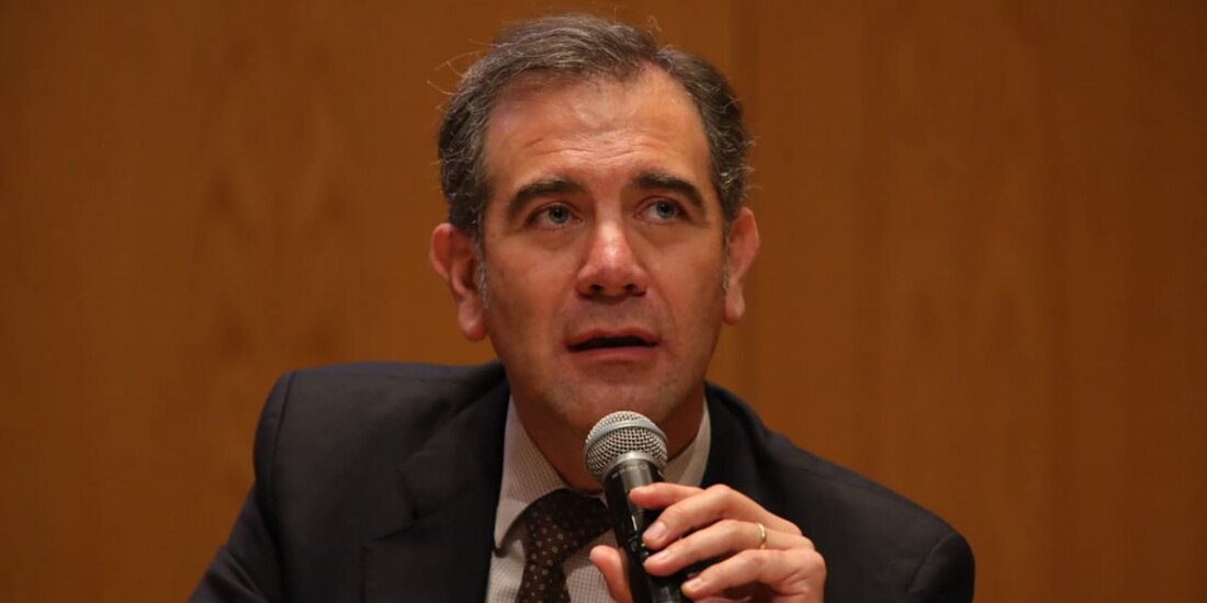 Lorenzo Córdova, consejero presidente del Instituto Nacional Electoral (INE).