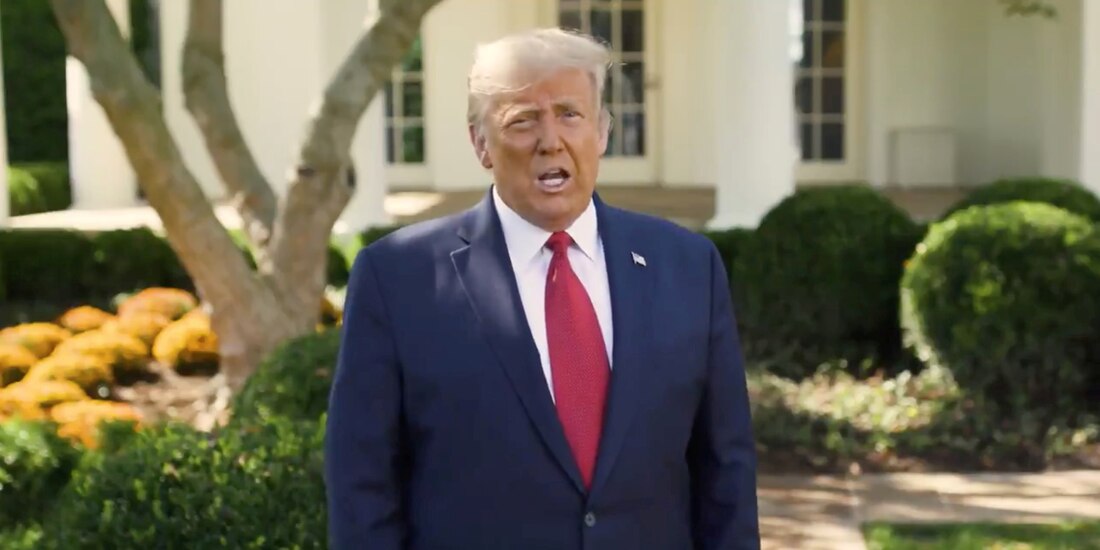 En su mensaje, informó que mientras estaba en el hospital, escuchó de las posibilidades del Regeneron y que él fue quien avaló su uso.