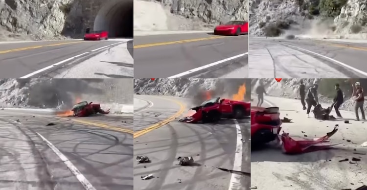 VIDEO del accidente en el que Vince Zampella murió