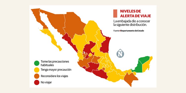 NIVELES DE
ALERTA DE VIAJE
