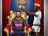 Messi igualó una marca de Pelé en cuanto a cantidad de goles con un mismo club.