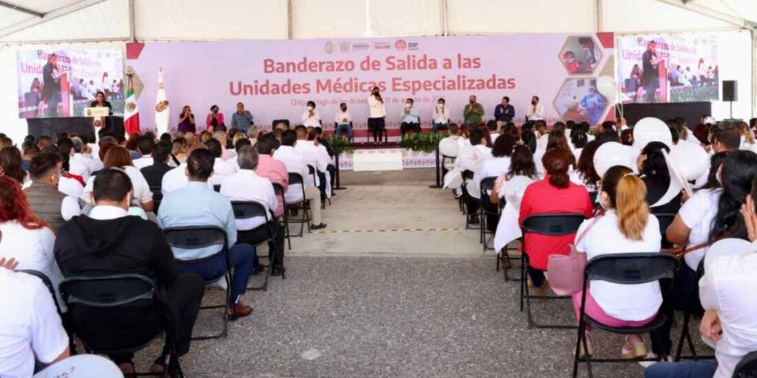 Evelyn Salgado da banderazo de salida a 24 Unidades Médicas Especializadas