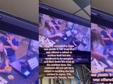 Mujer se queja de que sopa está muy caliente y se la arroja a cajera en la cara
