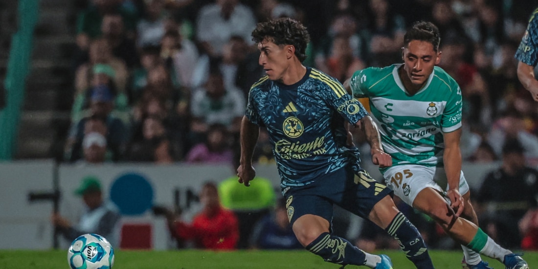 América y Santos se enfrentaron en el Estadio Corona de Torreón.