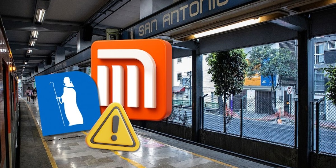 Cierra estación San Antonio Abad de L2 del Metro CDMX hasta nuevo aviso.