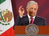 Andrés Manuel López Obrador, Presidente de México, durante conferencia de prensa este miércoles.