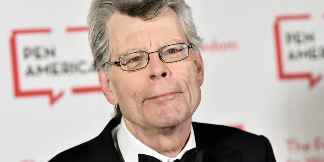 El escritor Stephen King, en la Gala Literaria PEN 2018, en Nueva York.