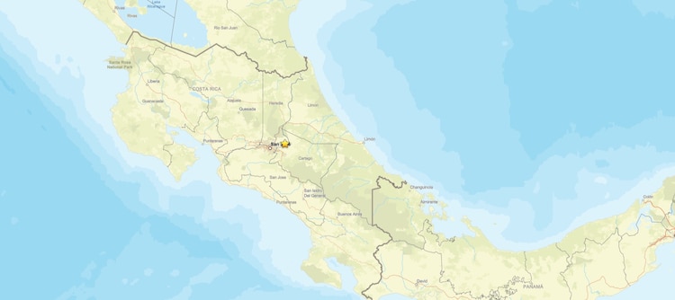 Aquí fue el epicentro del temblor en Colombia.
