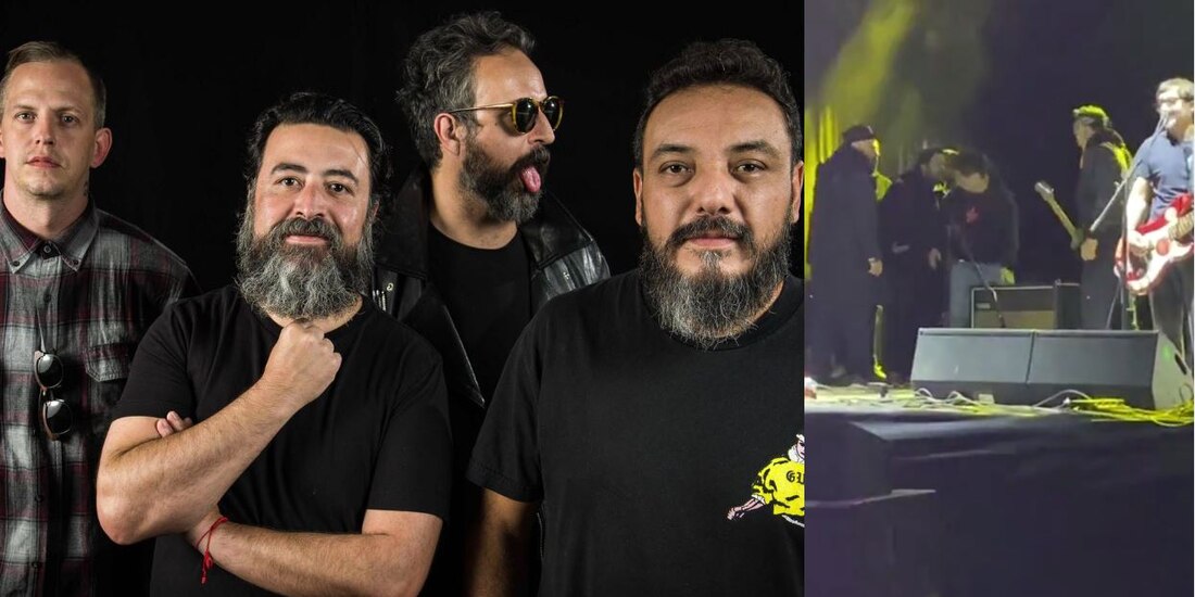 La banda Molotov se agarró a golpes con Los Miserables en Chile