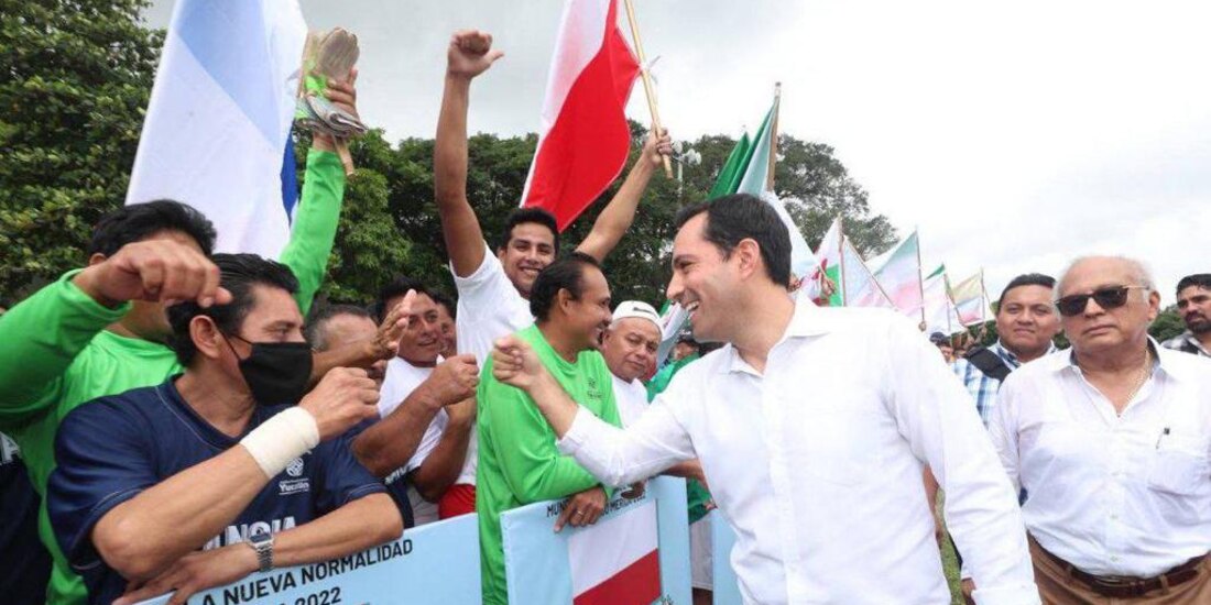 Realizan en Yucatán el Mundialito Cereso 2022; el gobernador Mauricio Vila Dosal dio la patada inicial del evento.