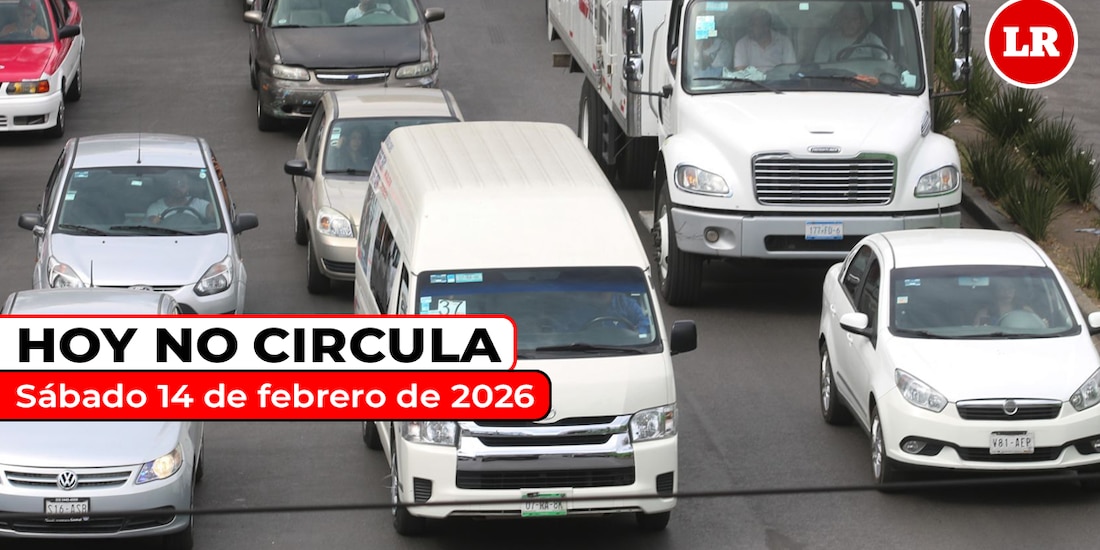 Te decimos cómo aplica el Hoy No Circula este sábado 14 de febrero de 2026 en la ZMVM.