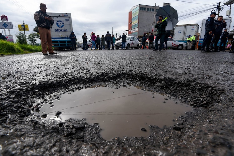 Bache en Edomex. Imagen de archivo.