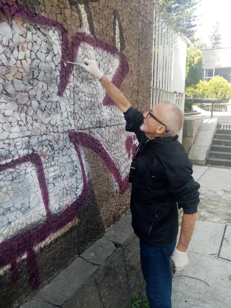 Vandalizan murales del Centro SCOP