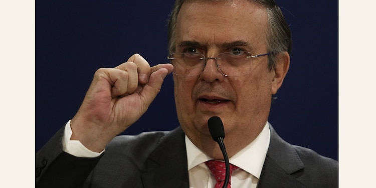 El secretario de Economía Marcelo Ebrard