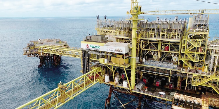 Plataforma de Pemex en Campeche, en foto de archivo.