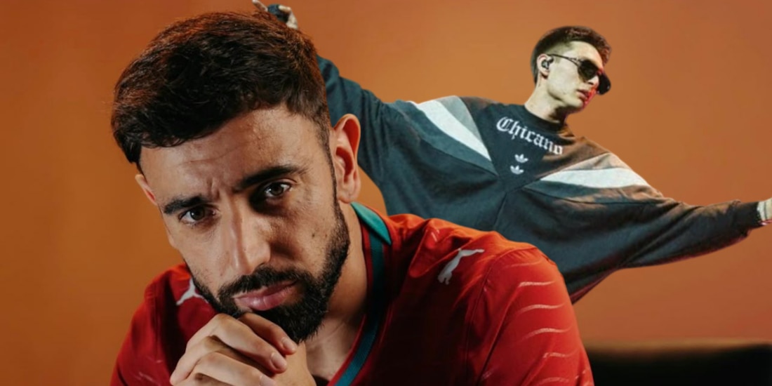 Bruno Fernandes presumió sus fotos con música de Peso Pluma.