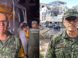 Ejército realiza labores de auxilio; informan reapertura del puente terrestre de Chilpancingo.