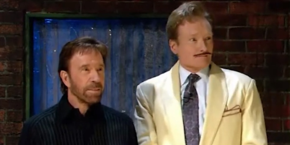 La vez que Chuck Norris habló en español en el show de Conan O’Brien