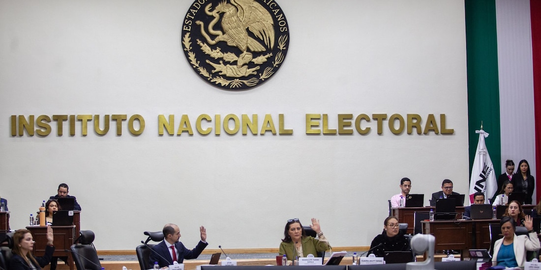 Sesión del Instituto Nacional Electoral