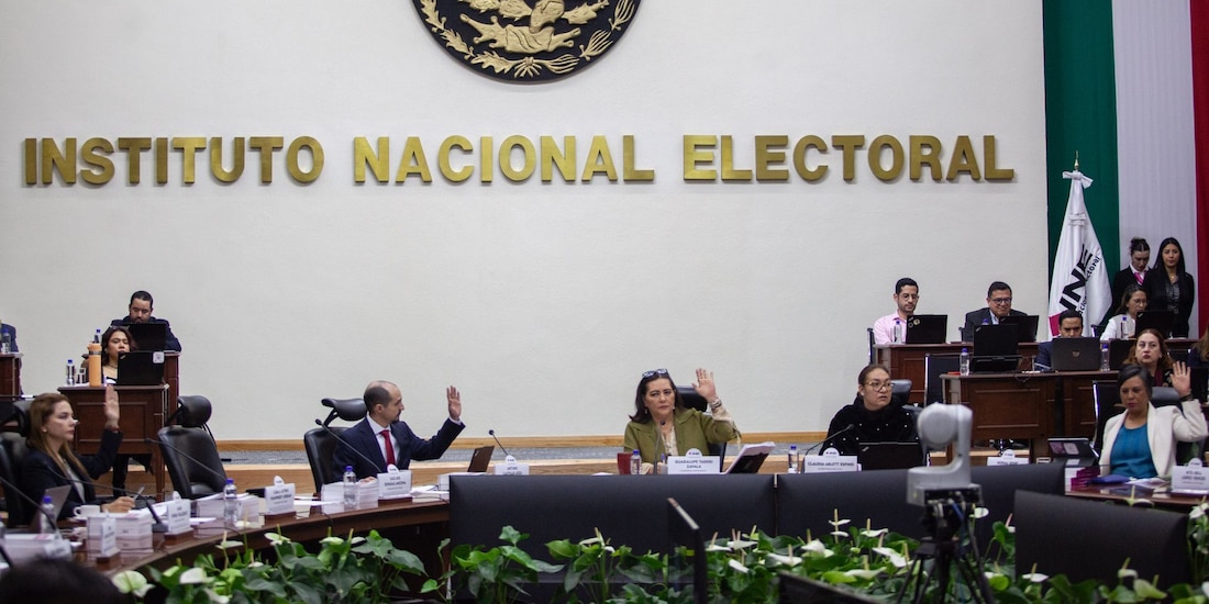 Sesión del Instituto Nacional Electoral