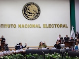 Sesión del Instituto Nacional Electoral