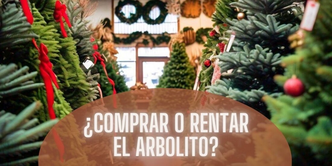 ¿Comprar o rentar el arbolito navideño? Esto te conviene más.